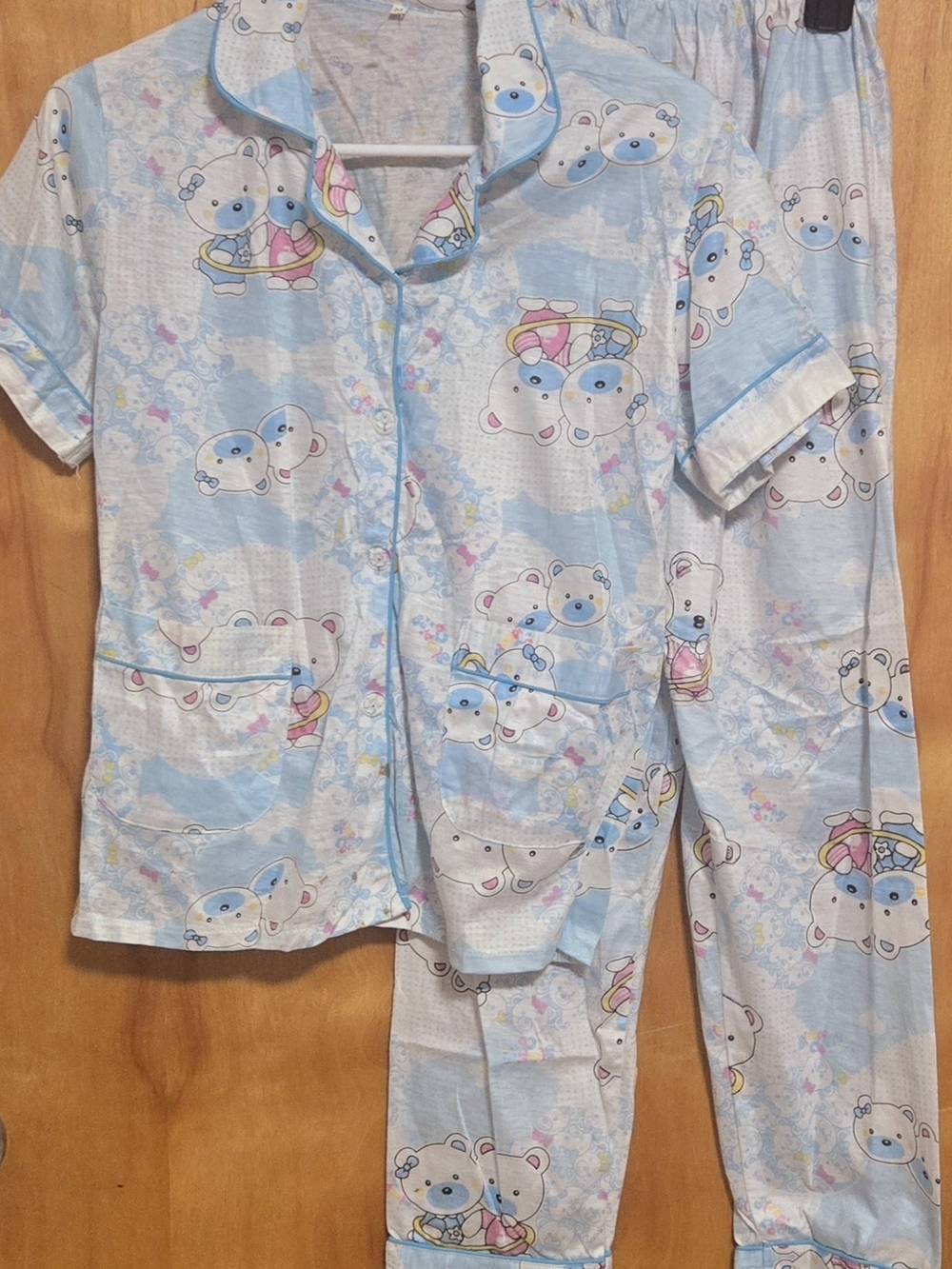 BLUE COTTON GIRL PAJAMA
